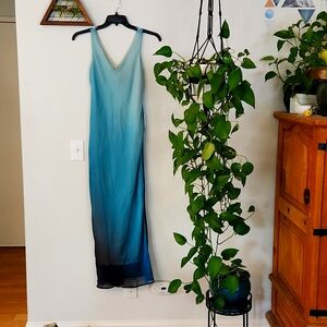 Jonathan Martin Blue Ombre Dress